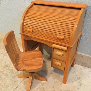 American Girl Kit’s Desk, Chair, Microscope Slides